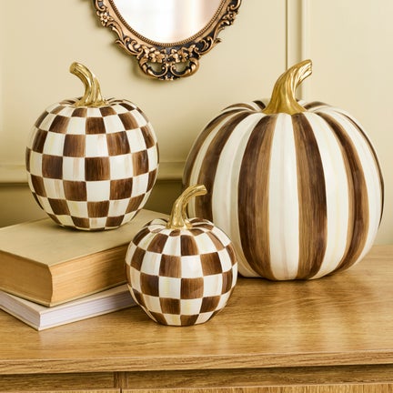 Chocolate Check Mini Pumpkin