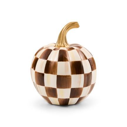 Chocolate Check Mini Pumpkin