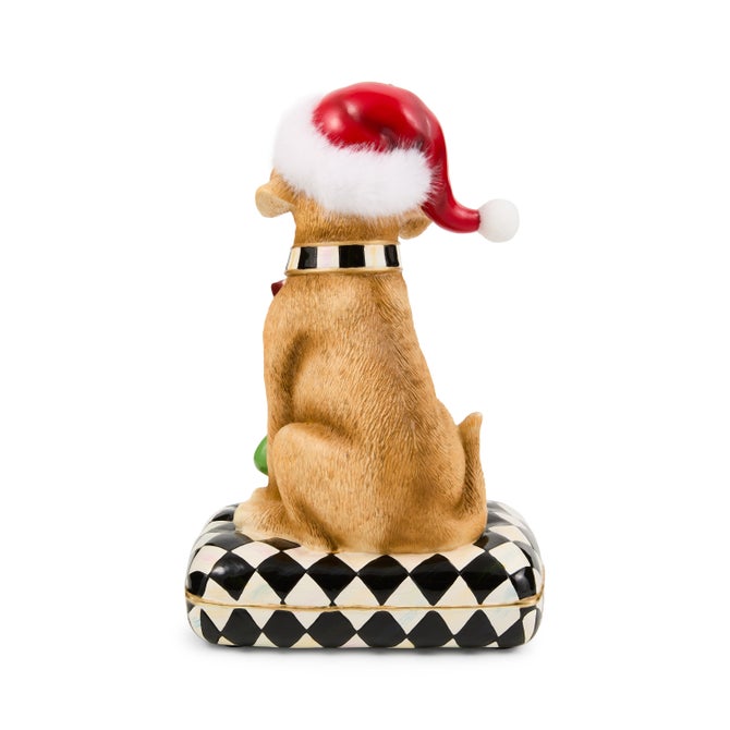 Holiday Lab Dog on Pillow Figurine image number 2
