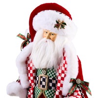 Check It Out Fabric Santa Claus