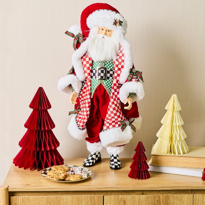 Check It Out Fabric Santa Claus image number 1