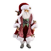 Check It Out Fabric Santa Claus