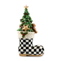 Illuminated Trophy Santa Boot