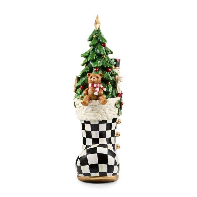Illuminated Trophy Santa Boot image number 2