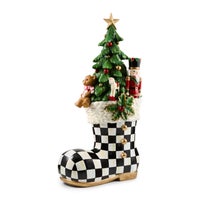 Illuminated Trophy Santa Boot