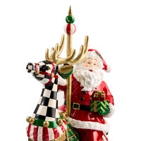 Carousel Santa Figurine
