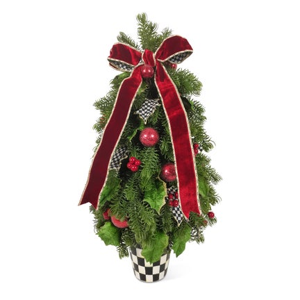 Courtly Holly Tabletop Tree