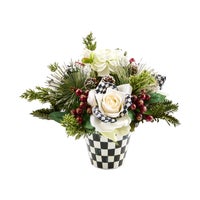 Courtly Check Winter Floral Arrangement
