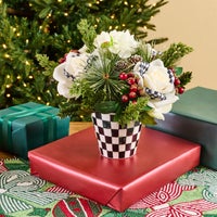 Courtly Check Winter Floral Arrangement