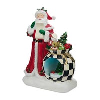 Illuminated Santa's Wish List Figurine