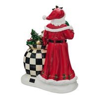 Illuminated Santa's Wish List Figurine