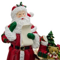 Illuminated Santa's Wish List Figurine