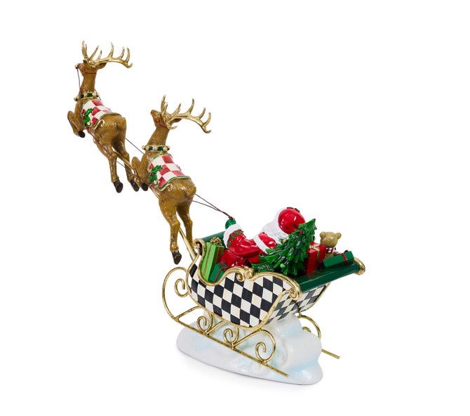 Illuminated Sleigh Ride & Reindeer image number 2
