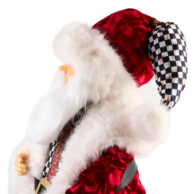 Animated Courtly Fabric Santa image number 3