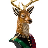 Timeless Tartan Stag Head Bust