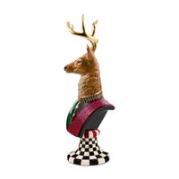 Timeless Tartan Stag Head Bust