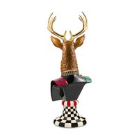 Timeless Tartan Stag Head Bust