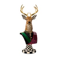 Timeless Tartan Stag Head Bust