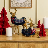 Timeless Tartan Standing Deer