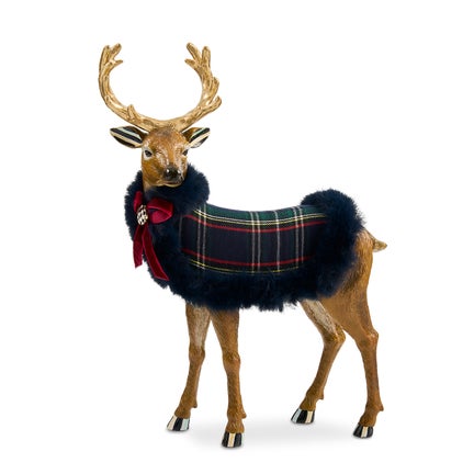 Timeless Tartan Standing Deer