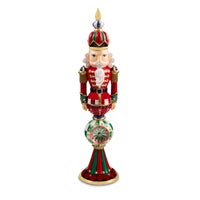Timeless Tartan Resin Reflector Nutcracker