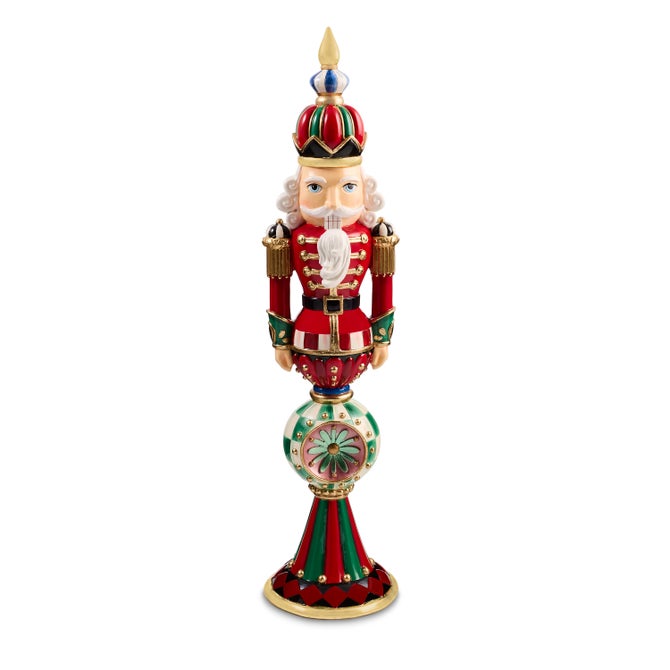 Timeless Tartan Resin Reflector Nutcracker image number 0