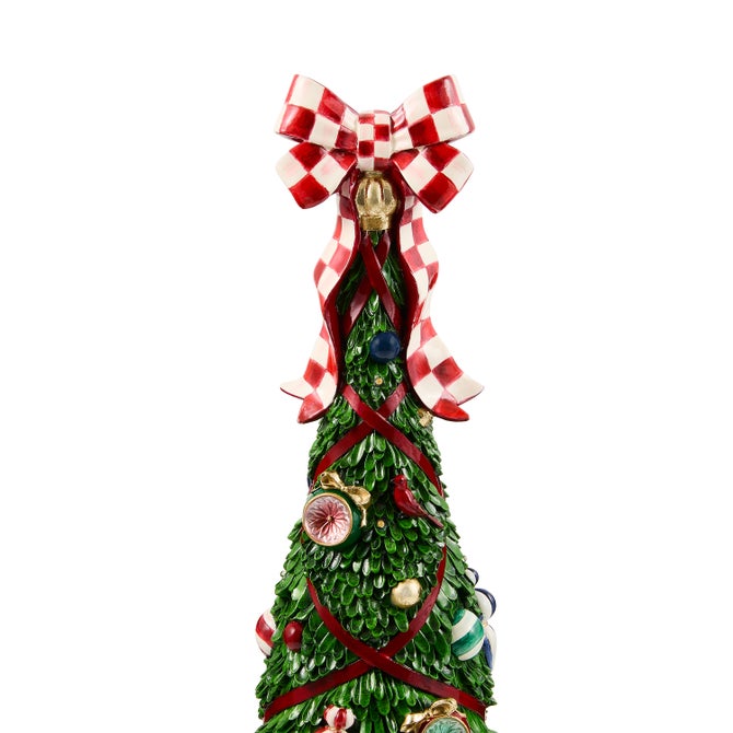 Timeless Tartan Illuminated Topiary Tree image number 3