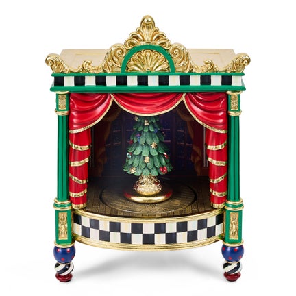 Timeless Tartan Nutcracker Stage Music Box