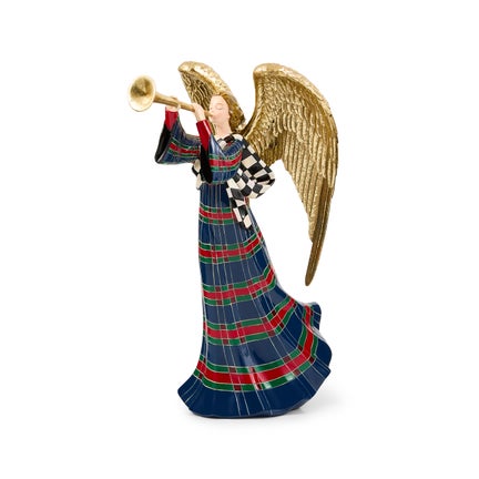 Timeless Tartan Angel Figurine