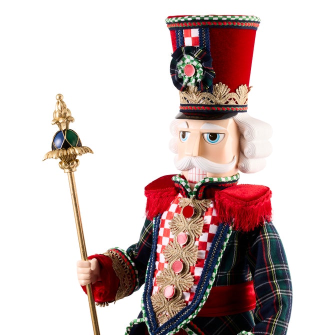 Timeless Tartan Fabric Nutcracker image number 3