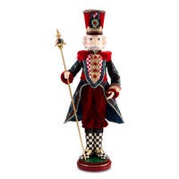 Timeless Tartan Fabric Nutcracker