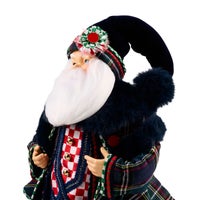 Timeless Tartan Fabric Santa