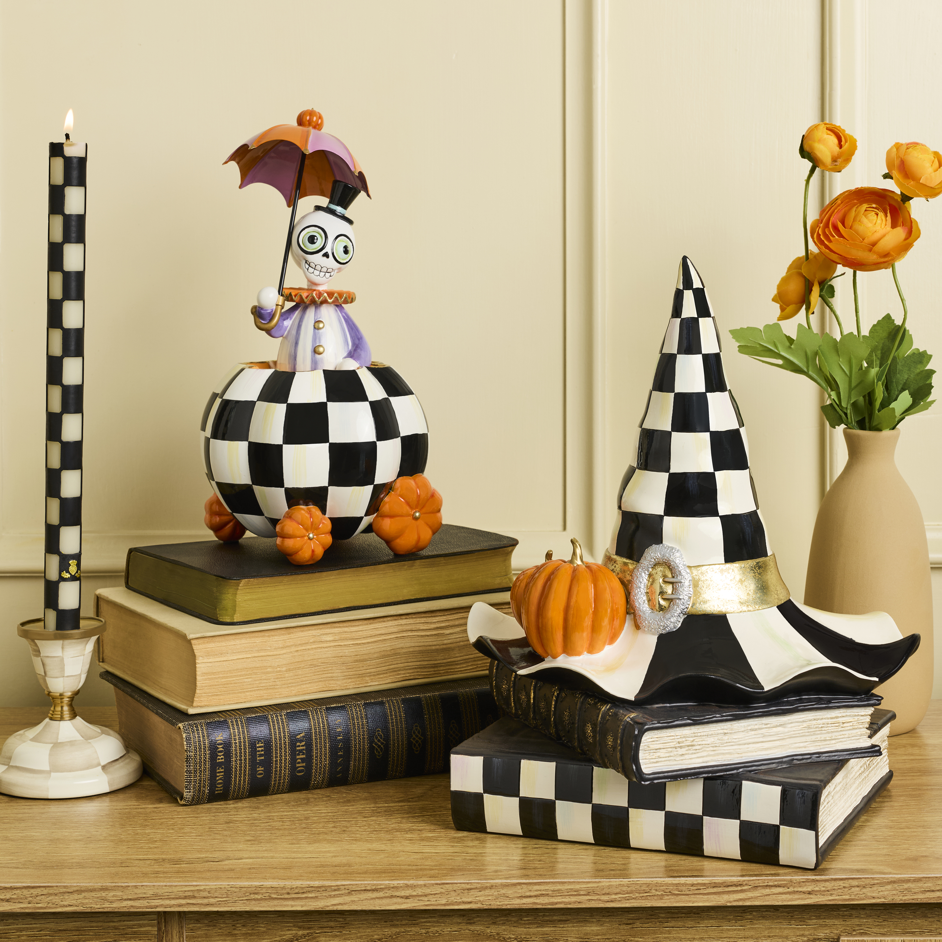 MacKenzie-Childs | Courtly Check Skeleton Carriage