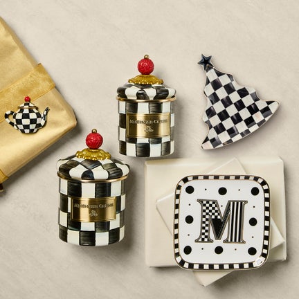 Courtly Check Tree Trinket Tray