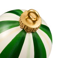 Green Stripe Medium Tabletop Ornament