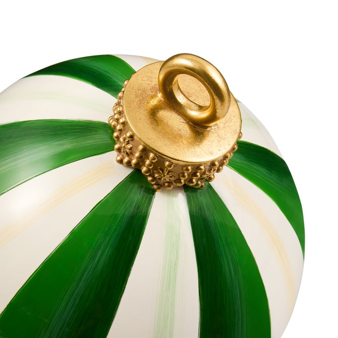 Green Stripe Medium Tabletop Ornament image number 2
