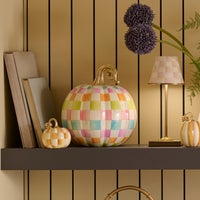Multi Check Medium Pumpkin