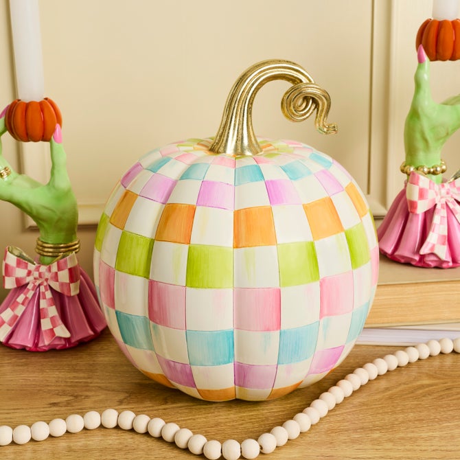 Multi Check Medium Pumpkin image number 1