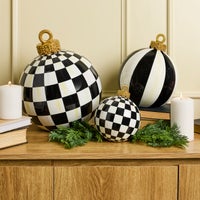 Courtly Check Large Tabletop Ornament