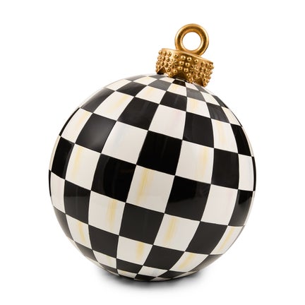 Courtly Check Large Tabletop Ornament