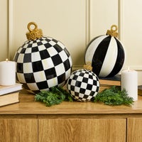 Courtly Stripe Medium Tabletop Ornament