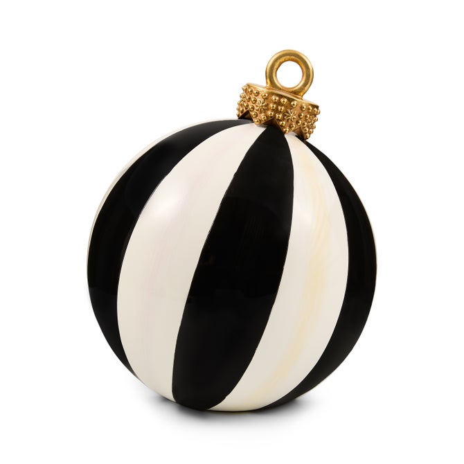 Courtly Stripe Medium Tabletop Ornament image number 0
