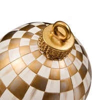 Gold Check Small Tabletop Ornament