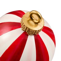 Red Stripe Medium Tabletop Ornament