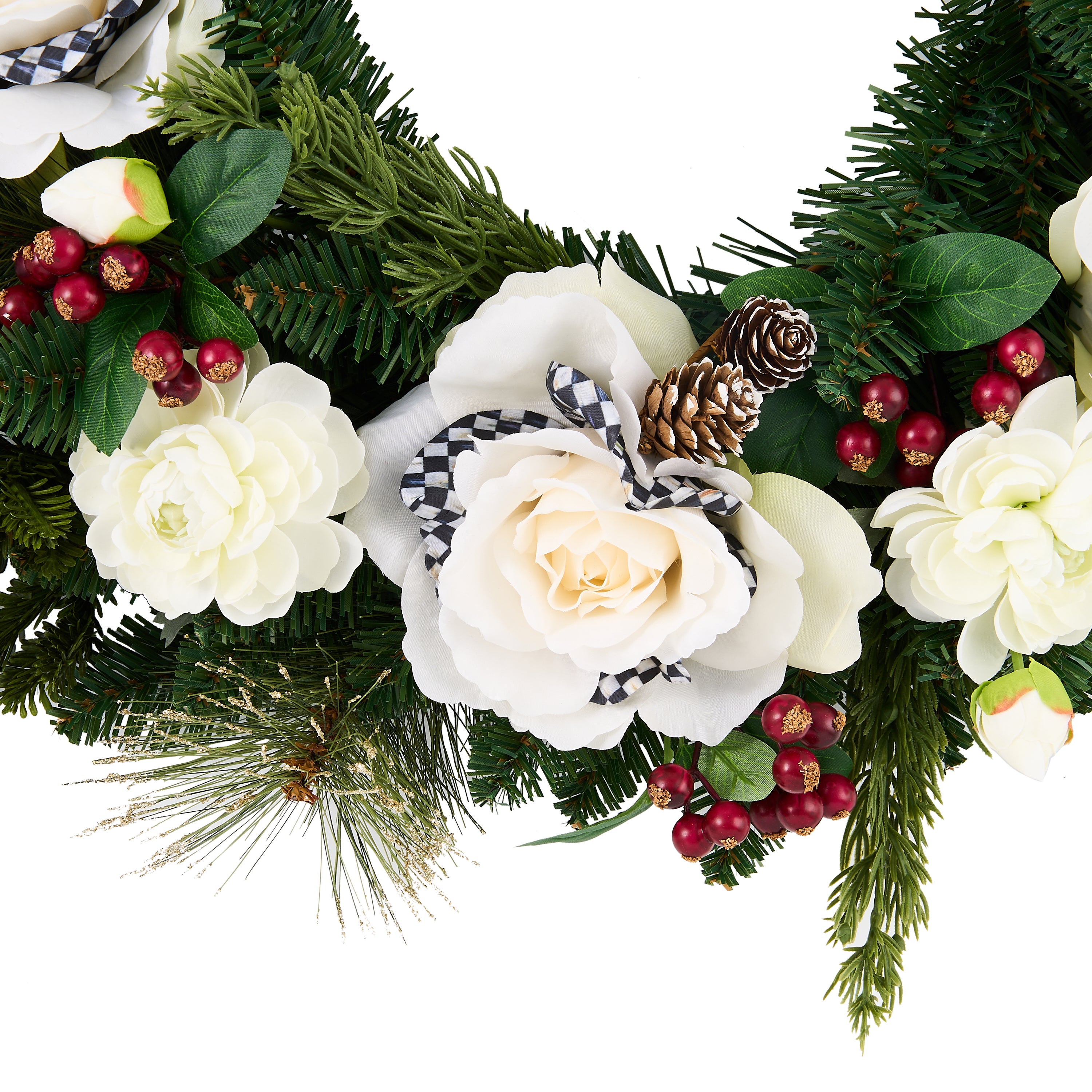 Winter wreathe 2024 ♡ cottonflower 約26 MacKenzie-Childs | Courtly Winter Floral 26