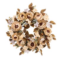 Mocha Fall Floral 26" Wreath