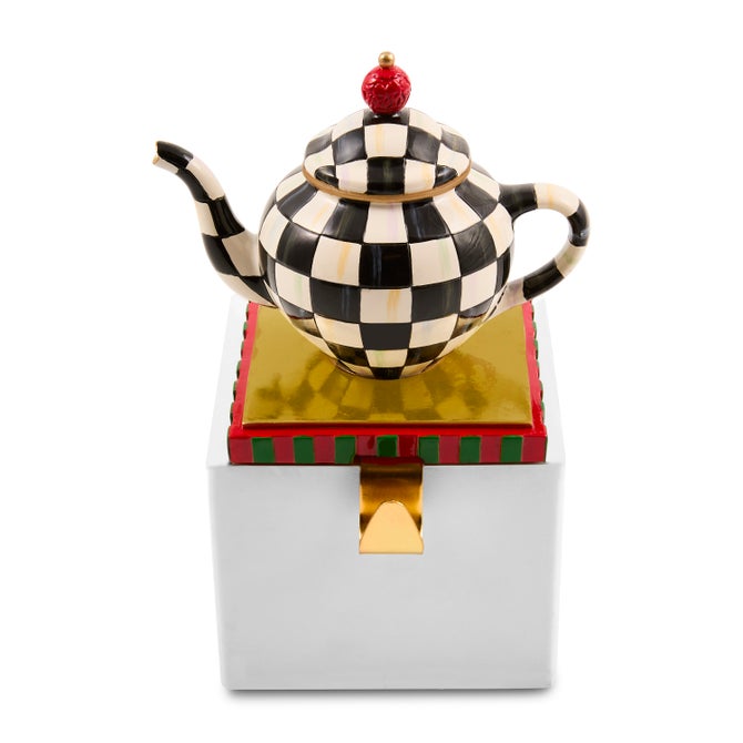 Courtly Check Teapot Stocking Holder image number 3