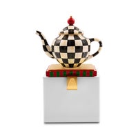 Courtly Check Teapot Stocking Holder