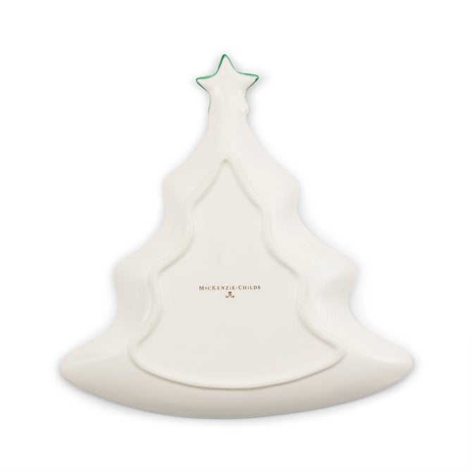 Emerald Check Tree Trinket Tray image number 2