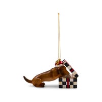 Holiday Dachshund Dog Ornament